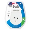 Jackson AUS - USA & Canada USB-A Travel Adapter, White