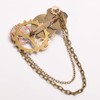 BLESSUME Unisex Steampunk Brooch Lapel Pin (D)