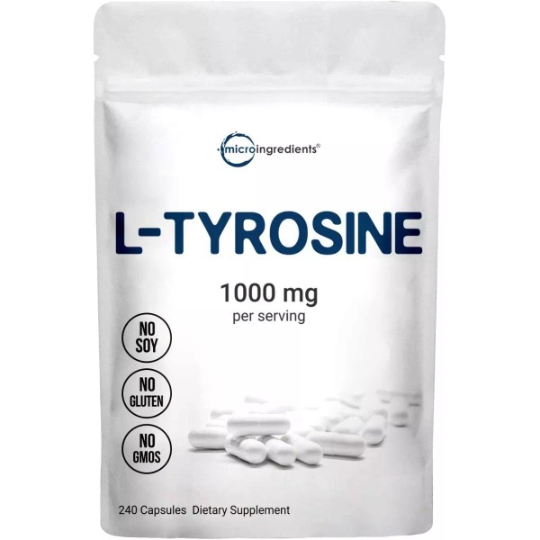 NOW L-tyrosine L-tirosina 240 Capsulas Eg T47