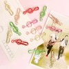 25pcs/box 5 Colors Music Notes Shaped Paper Clip Memo Clips