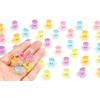HOMICO 40 Pieces Tiny Squid Luminous Mini Resin Sea Animals