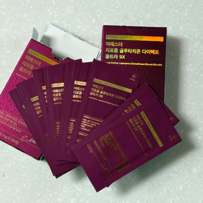 Yeo Esther Liposome Glutathione Direct Ultra 9X 30 sheets x