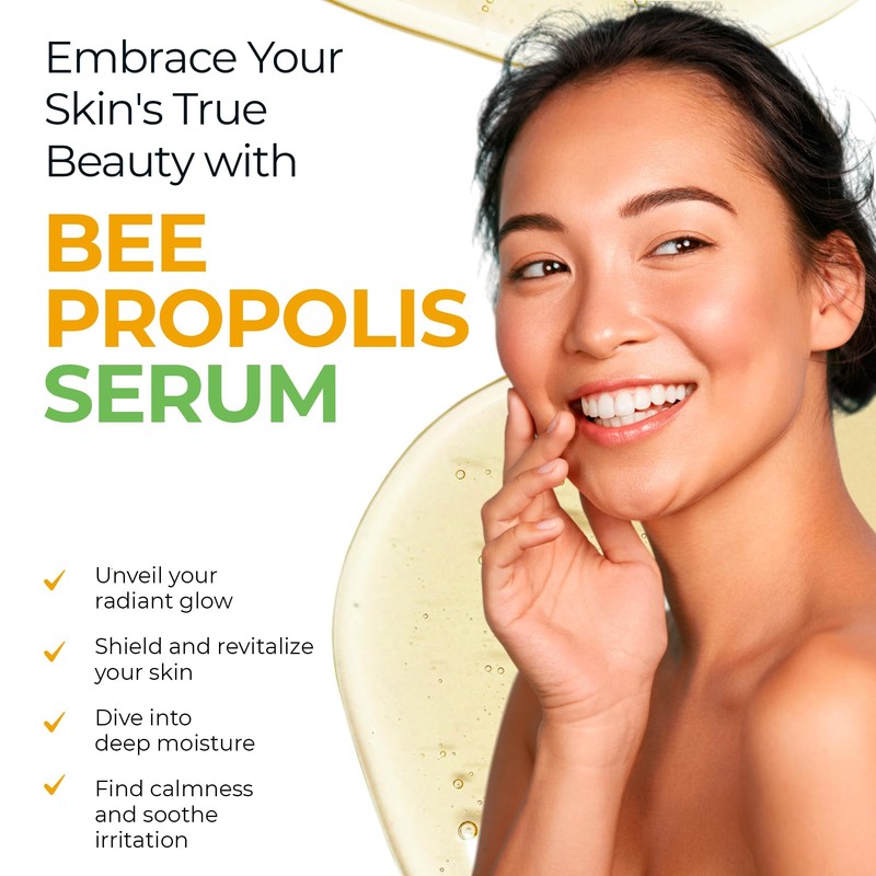 Caresilk Propolis Serum - Face Hydrating Serum - Niacinamide, Hyaluronic