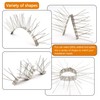 QIEGL Bird Spikes 304 Stainless Steel for Coverage 30Ft 28pcs