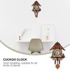 BESPORTBLE Traditional Forest Wood Clock,Cuckoo Clock Traditional Chalet Clock,Retro Cuckoo