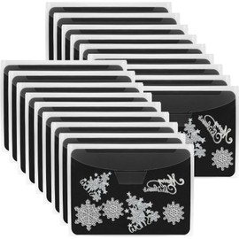 UNIMEIX 48 Pcs Magnetic Sheets for Dies Storage Stamp and Die Storage Pockets Die Cut Storage for Card Making (24 Pcs Sheets+ 24 Pcs Bags, 0.8 mm Thickness