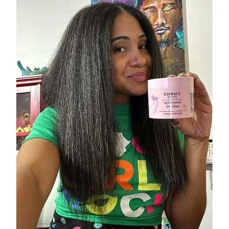 Donna's Recipe by Tabitha Brown Vegan Biotin Hair Vitamin Gummies