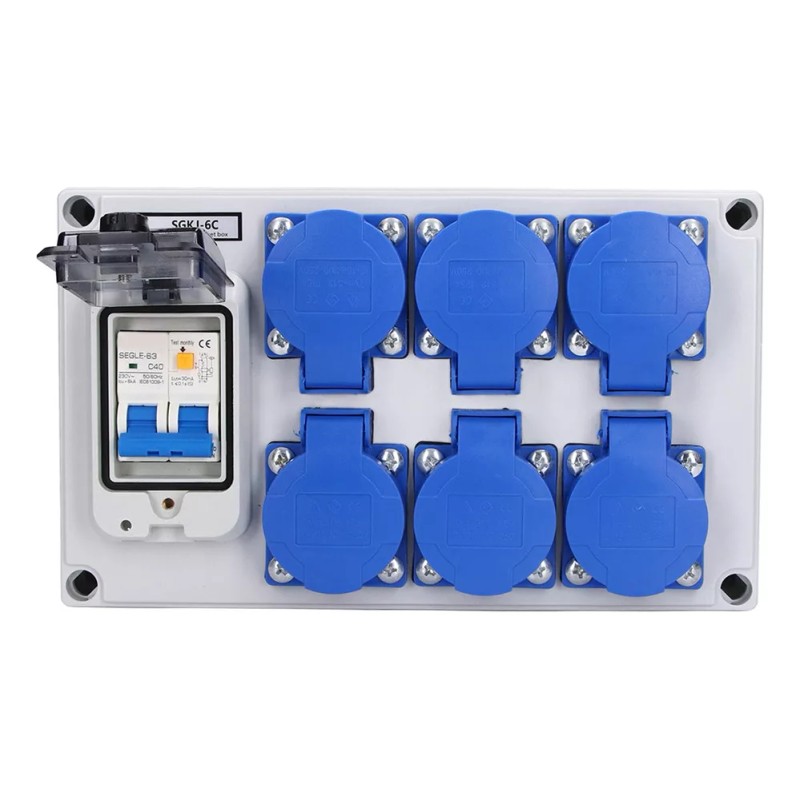 generic Caja De Enchufe Impermeable Para Exteriores, Toma De Pared,