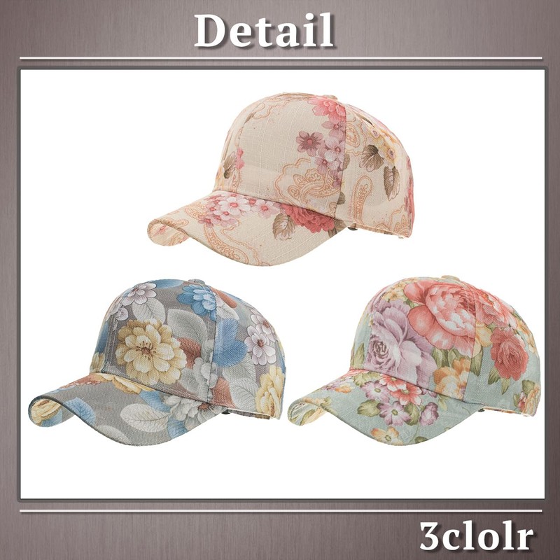 One Limitation CP345 Floral Cap, Hat, Running, Outdoor, Unisex, Unisex,