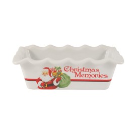 Letters to Santa Collection, Mini Loaf Pan, Red/White
