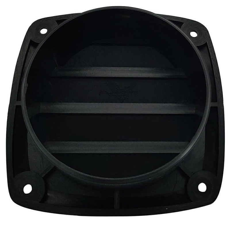 Black Exhaust Ventilation Plate for Your Enclosed Trailer Vent -
