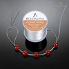 BEADNOVA 1mm Elastic Stretch Polyester Jewelry Bracelet Crystal String Cord