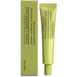 Vitamina C con Glutatión y Vitamina E, Sérum Facial Brillo y Antiarrugas, Tratamiento Unifica el Tono, Suaviza la Piel, Vitamin C Booster Shot, Uso Diario (1PC)