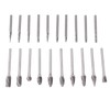 20Pcs Tungsten Carbide Carving Bits Double Cut Rotary Burr Set