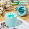 Mumufy Cylinder Silicone Decompress Ice Cube Molds Trays Lattice, Holds