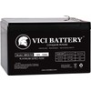 VICI Battery 12V 12AH Battery for Johnsons IFC-640 Fire Alarm