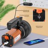 Vanvale Rechargeable Searchlight Handheld LED Tactical Flashlight with Handle Spotlight