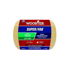 Wooster Brush R241-4 Super/Fab Roller Cover, 3/4-Inch Nap, 4-Inch