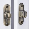 INIRET Bronze Barn Door Latches,90/180 Degree Gate Lock,Flip Gate Latches