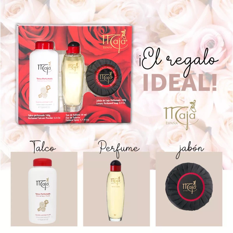 Maja Estuche Talco 100g + Agua De Tocador 50ml +