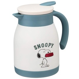Skater VSP6 Stainless Steel Tabletop Pot, 20.3 fl oz (600 ml), Vacuum Double Wall Construction, Snoopy Peanuts