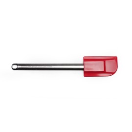 RSVP International Endurance Kitchen Tool Collection - Espátula de silicona, mango de acero inoxidable, 10.25 x 2 pulgadas, color rojo