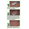 Chameleon 2 1/4""x12" 5/16" Thick Floor Vent Registers Matching Floor