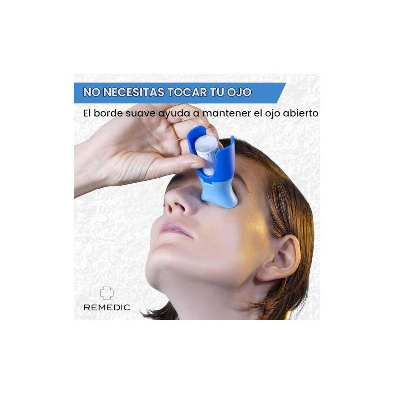 Remedic Eyedrop Guide Aid Dispensador Botellas Gotas Ojos Más Fácil