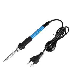 220V 60W Lötkolben Verstellbar Temperatur 200-480°C Elektrischer Lötkolben Werkzeug mit Schalter AN / AUS Knopf[220V EU Plug]