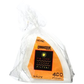 Rockline Industries #4 Cone Coffee Filters - Oxygen Cleansed- 400 Count, White, CECOMINOD065352