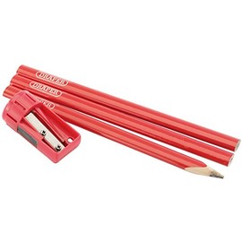 Draper 50990 Carpenter's Pencil and Sharpener Set