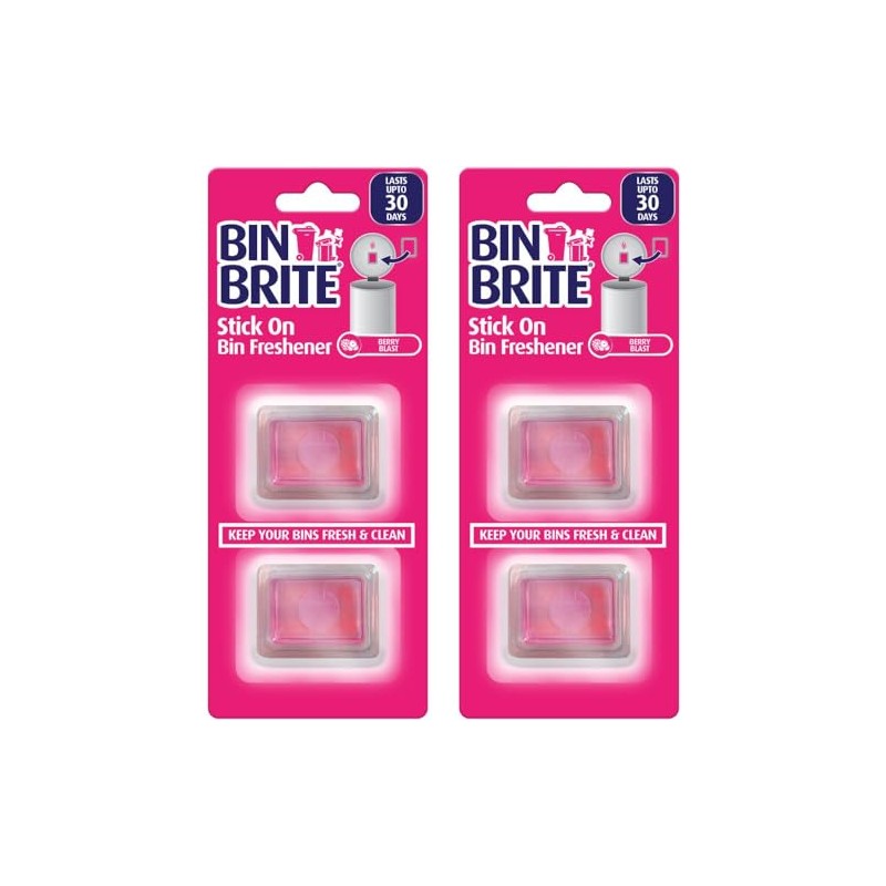 Bin Brite Bin Fresheners - Pack of 4 Berry Blast