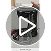 BLACK+DECKER Split Brew 12-Cup Digital Coffee Maker, CM0122, Iced or