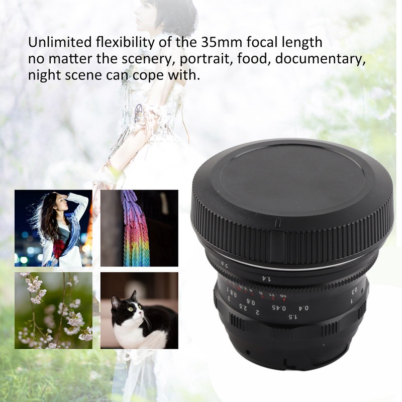 35mm F1.4 RF Mount Full Frame Wide Angle Fixed Focus