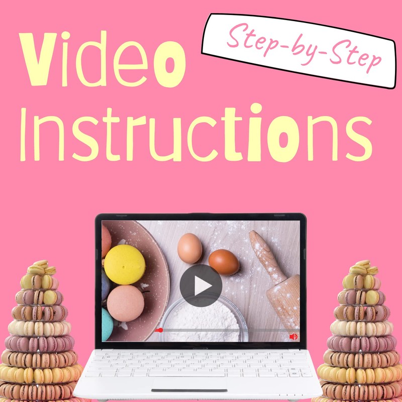 W4W Macalicious Macaron Baking Mix, DIY Bake Your Own French