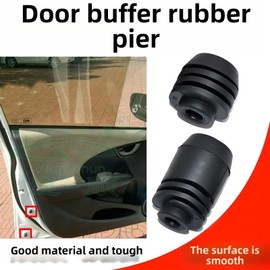 Car Door Hood Bumper Stoper Rubbers - Hood Bumper Rubber Stops for Honda CRV Odyssey City Fit Doors Hood Stoper Cushion Bumper Stoppers Buffer Rubber Pad-4Pcs