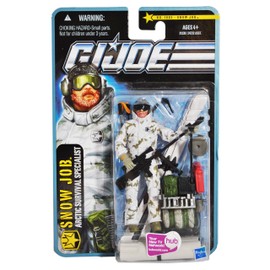 Hasbro G.I. Joe The Pursuit of Cobra Snow Job Action Figure 3.75 Inches