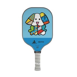 JOOLA x Britto Dog - Pickleball Paddle - 10mm - Fiberglass Smooth Surface - Polypropylene Honeycomb Core - Feel-Tec Pure Grip - USAPA Approved