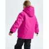 GEMYSE Girl's Waterproof Ski Snow Jacket Fleece Windproof Winter Jacket