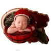 Zeroest Newborn Photography Santa Hat Newborn Christmas Photo Prop Knit
