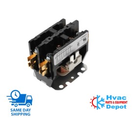 Trane CTR02573 Contactor 2 Pole 40AMP  30 AMP 24VAC NEW