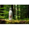 MAXIKIWI - Einwandige Wasserflasche mit Schraubverschluss, nicht isoliert, leichtes Aluminium,