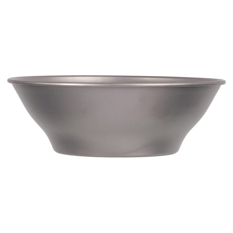 Lifeventure Superlight Titanium Plate And Bowl Set With Storage Pouch