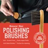 RED MOOSE 7pc Black Leather Shoe and Boot Polish Kit