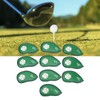 Club Head Covers, 10 PCS Iron Covers Four Leaf Clover