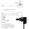 Miayaya 2 Pack Push Button Switch ZING Ear ZE-107S ON-Off