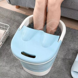 Highlong 지압 족용기 발마사지 힐랑용품 혈액순환 마사지기 [하이롱족욕기_블루] Acupressure Foot Massager for Blood Circulation [High Long Foot Bath Device_Blue]
