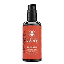 CristinenMoor Organic Almond Oil Cold Pressed 100ml Vegan