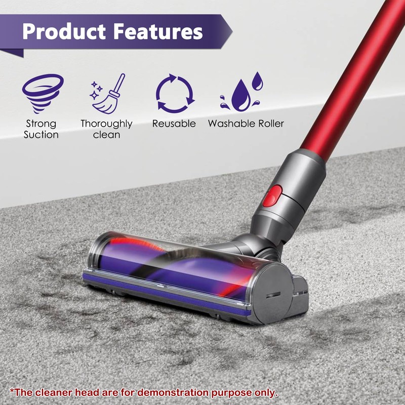 Coodss Quick-Release Motorhead Cleaner Replacement for Dyson V7 V8 V10