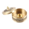 Vintage Ashtray Windproof Auspicious Cloud Pattern Exquisite Ashtray with Lid
